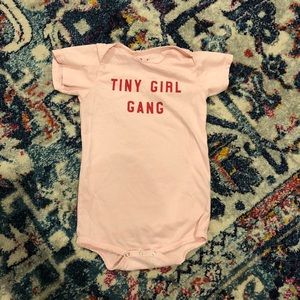 Jean & June TINY GIRL GANG Onesie